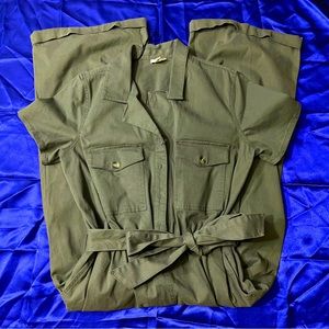 Sage Green Jumpsuit Trendy Streetwear